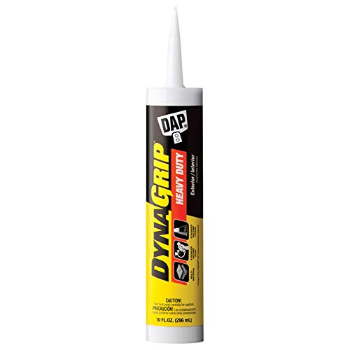 Dap 27509 2 Pack 10 oz. DynaGrip Heavy Duty Construction Adhesive, Off-White