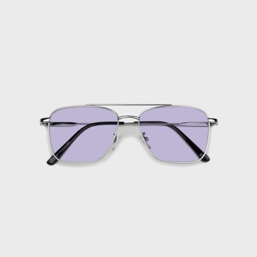 Image of SAM AND MARSHALL VEIN Sunglass I 400% UV Protection I Metal Sunglass I Square Sunglass I Double Bar I Unisex