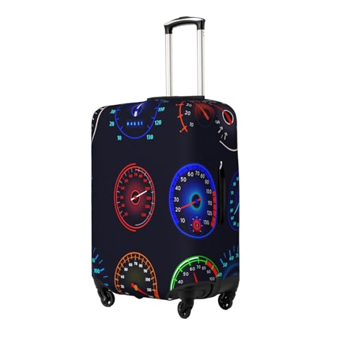 Car Speedometers Luggage Cover for Suitcase, Suitcase Cover Protector Fit 18-21 Inch Luggage Travel Accessories, S2