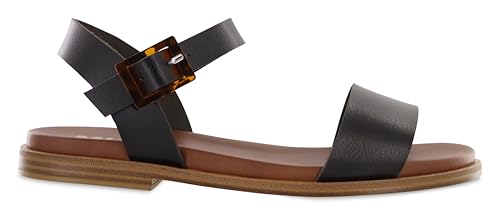 MIA Shoes Peyton Open Toe Flat Sandals for Women2
