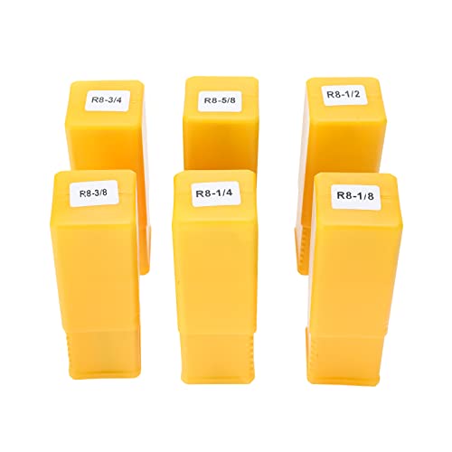 BTSHUB 6pcs R8 Collet Set 1/8" - 3/4" R8 collets for milling machine by BTSHUB - Used condition - Image 9