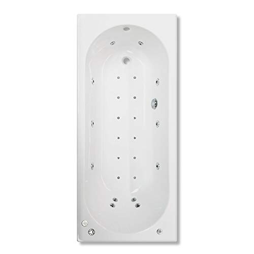 Standard 1700 x 700mm Whirlpool Bath with ECO 24 Jet Spa System