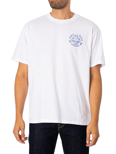 Edwin Music Channel T-Shirt White S, White, S