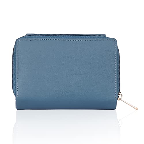 Image of Premium Vegan Leather Women's Wallet | Stylish Durable Clutch Wallet and Lightweight Clutch with Zip Coin Pocket and Card Slot