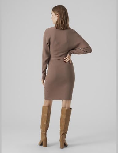 VERO MODA VMHOLLYREM LS V-Neck Dress GA NOOS – Ansicht 3