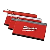 Milwaukee 48-22-8193 Canvas Zipper Pouch (3 Pack)