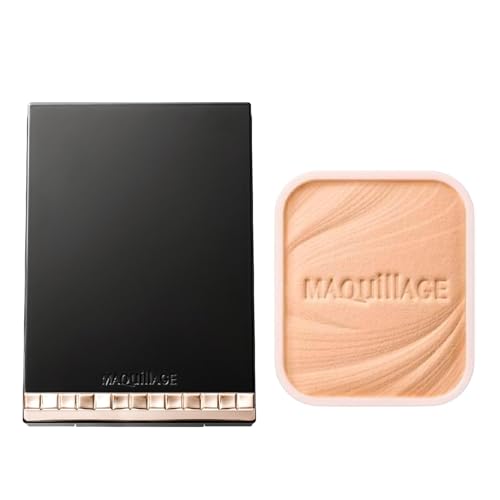 マキアージュ ドラマティックパウダリー EX (レフィル) ベビーピンクオークル00 × ケースセット 9.3g SPF25 ・ PA+++ | ファンデーション | パウダー | 無香料 | ケース付きセット カバー力 つや 崩れにくい 毛穴 | 資生堂の商品画像（Amazon）