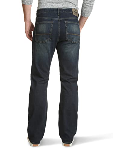 Wrangler Authentics Men's Premium Relaxed Fit Boot Cut Jean, Dirt Road, 36W x 30L