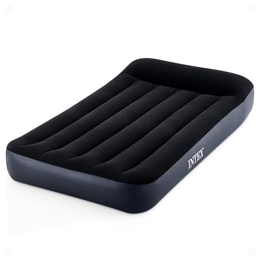 Intex Dura Beam Standard Pillow Rest Classic Airbed with Internal Pump, Twin