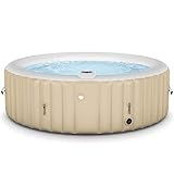 Goplus 4-6 Person Outdoor Spa Inflatable Hot Tub for Portable Jets Bubble Massage Relaxing with Accessories Set...