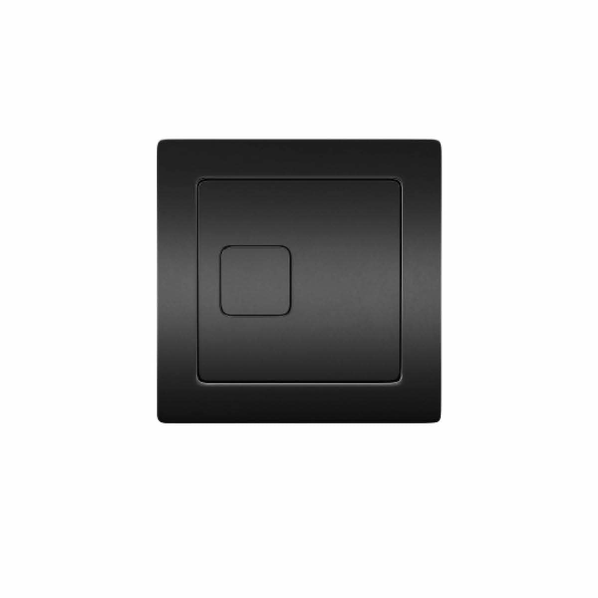Home Store Black Concealed Cistern Square Button Dual Flush