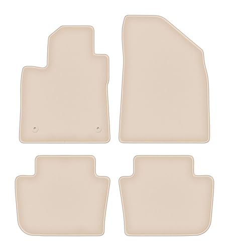 Tapis de sol en velours Fortuna beige pour MG 4 berline 2022