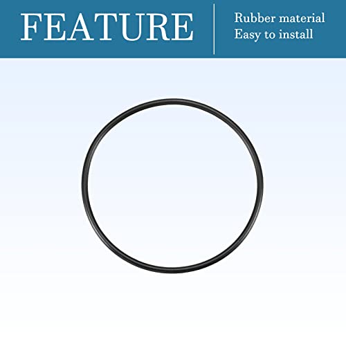 QUARKZMAN 10 Stücke Nitrilkautschuk Gummidichtung O-Ringe 55mm x 51mm x 2mm für Wasserhahn Klempner Reparatur Dichtung Verbindung, Schwarz