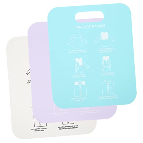 Cabilock 3pièces Planches De Pliage pour Vêtements Lot de Outil De Pliage pour T-Shirts Et Linge