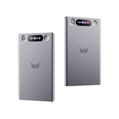 Image of Zeno AI Weaver Pro Voice Recorder, 80-Language AI Transcription & Summaries, Mind Map Note Taker for Meetings & Calls, 40Hr Battery, App Control, Noise-Canceling, Ultra-Slim Credit-Card Design, Grey