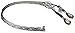 Dixon KSW16 Safety Whipsock, 1.18" to 1.575" OD, 1" ID, Galvanized Carbon Steel
