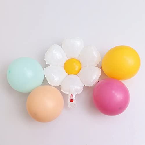 Mydecorbl 128 Pcs Daisy Balloon Arch Kit - Daisy Balloon Combination For Daisy Party Decorations Groovy Theme Party Birthday Baby Shower Wedding Celebration Forest Theme Decoration  #TOP2