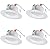 (case of 4) Sylvania LED Recessed Downlight 4" RT Kit, E26 Socket Screw Medium Base, 65W Equivalent, Dimmable, 2700K Soft White