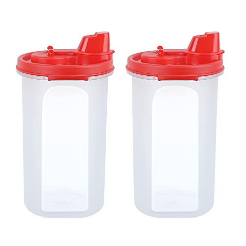 Image of Cutting EDGE 585 ML Smart Slim Oil Dispenser Airtight Red (Set of 2)