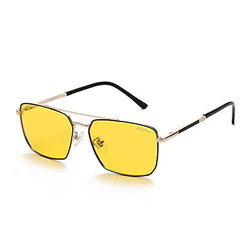 grey jack Polarized Polygon Sunglasses for Men Women,Stylish Metal Frame Sunglasses S1272