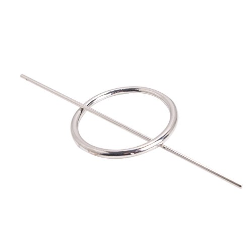 Doubnine HP001 Doublenine Open Circle Hair Slide Hair Clip Brass Hair Barrette Minimalist Rustic Women Girl Bridal Hair Accessories thumb #1