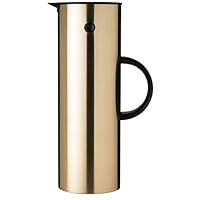 Stelton Pichet EM77 - Pichet Réfrigéré Avec Couvercle, Poignée Et Filtre à Glaçons - Carafe Moderne - Récipient En Plastique Pour Boissons Fraîches, Jus De Fruits Et Punch - 1,5 Litre, Vert Poudré