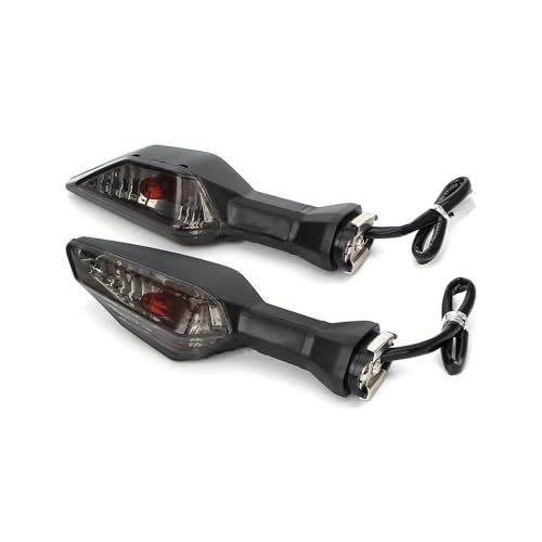 Clignotant Moto Fumé anti-vibration pour Kawasaki Z900 Z1000 SX 2 Fils
