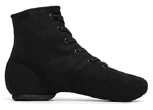 Image of Canvas Jazz Dance Boots Ballet Dancing Sneakers for Adult Men Women