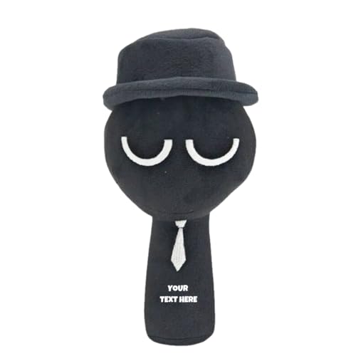 Image of Customized Text Black Sprunki Plushies