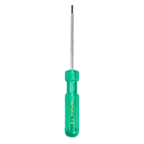 Image of TAPARIA, 4 PC SCREWDRIVERS SET, (T - 5, T - 6, T - 8, T - 10), 4 x TORX SCREWDRIVER. Used for Industrial application, DIY, Electrical, Carpentary, Plumbing, Professional and Home use.