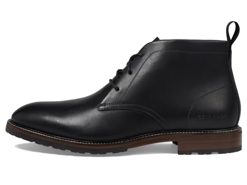 Cole Haan Cole Haan Mens Berkshire Lug Chukka Boot, Black/Truffle Water Resistant, 10-M US