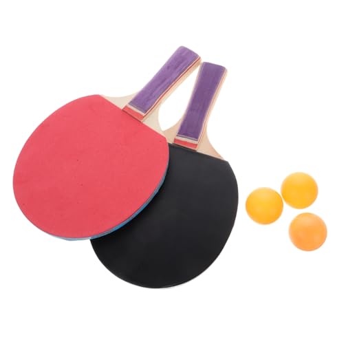 HONMEET Raquetas de Tenis de Mesa para Adultos Raquetas Horizontal y Recta con Material Duradero y Agarre Cómodo para Juego Recreativo y Entrenamiento Color Aleatorio Color Aleatorio