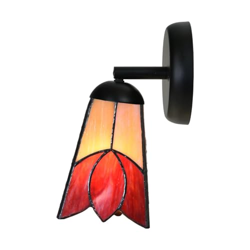 Spot Tiffany noir Fleur de Vanneau pour ambiance de salon chic