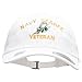 Licensed United States Navy Seabee Veteran Unstructured Low Profile 6 Panel Cotton Cap - White OSFM