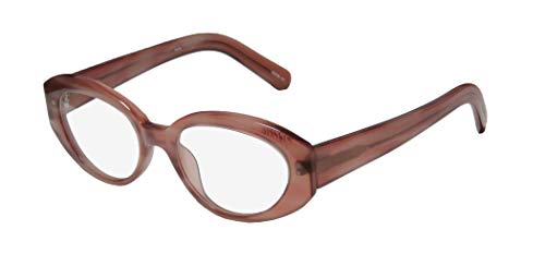 Elizabeth And James Myrtle For Ladies/Women Designer Full-Rim Shape Modern Sleek Eyeglasses/Glasses (49-18-145, Dirty Pink)