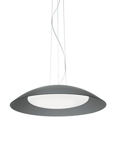Preisvergleich Produktbild Ideal Lux LENA SP3 D64 grau Hängeleuchte, Glas, Grau