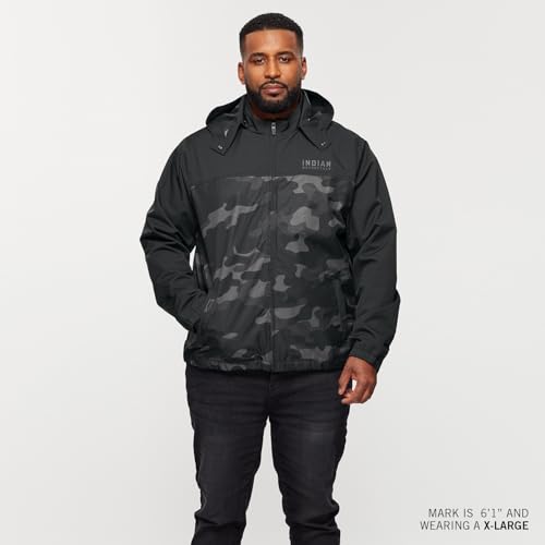 Indian Motorcycle Men's Casual Camo Jacket, Black4