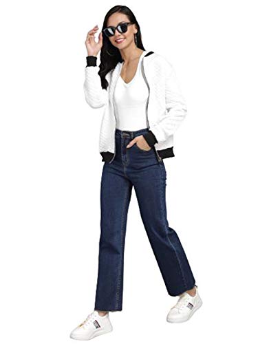 Image of KOTTY Women's High Rise Flared Fit Cotton Lycra Jeans