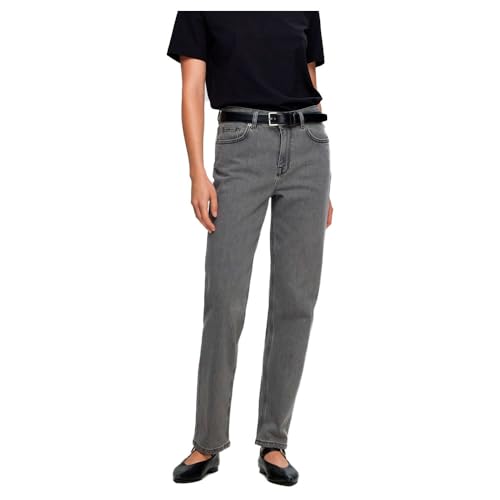 SELECTED FEMME Straight fit Jeans Grey Light Grey Denim 30 30 Light Grey Denim