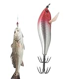 Generisch Tintenkiller - Cebo artificial con ganchos, para pesca deportiva, agua salada y agua dulce
