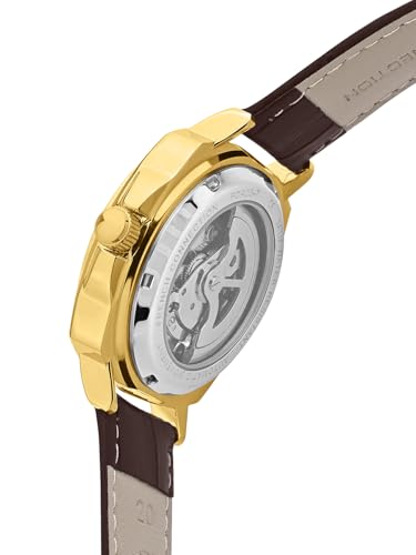 Image of French Connection Silver Skeleton Dial | Automatic Watch for Men's | FCA03-7