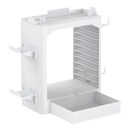 Xanorrg 3 Tiers Video Game Consoles Tower for Family Devices Features Platform and Intelligent Partition Design Dense Game Holder