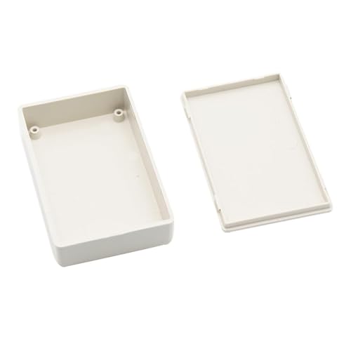Miniatura 128 de Zulkit 5 cajas de proyecto de plástico ABS para proyectos eléctricos, caja de conexiones pequeña, color blanco, 2.4 x 1.42 x 0.98 pulgadas