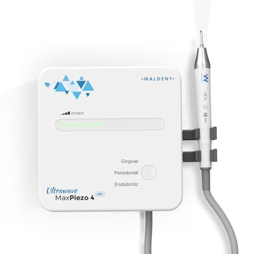 Image of Waldent Ultrawave MaxPiezo 4 LED Fiberoptic Ultrasonic Scaler - Advanced Piezoelectric Technology, Precise Scaling, LED Light, Durable & Ergonomic Design for Professional Dental Care