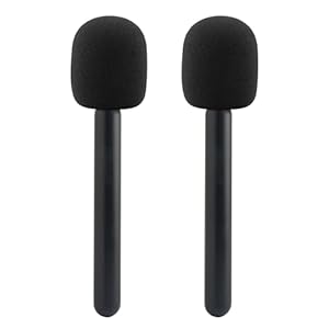 for DJI Mic Stand, Holder for DJI Mic 1/2, Replacement Interview GO Handheld Adaptor for Rode Wireless GO II / 2 / ME/Pro, Wireless Lav Microphone Handle Mount 2-Pack Adapter Accessories