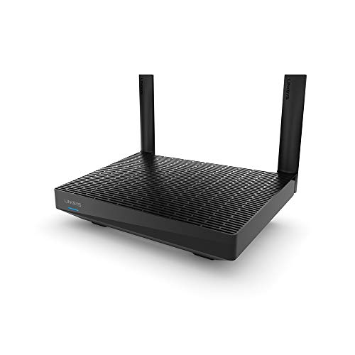 Image of (Refurbished) Linksys Max-Stream MR7350 AX1800 Mesh Wi-Fi 6 Router (Dual-Band Mesh Router) MU-MIMO,Enhance Speed up to 1.8 Gbps and Coverage up to 1,500 sq ft,20 + Devices,Easy App Set up,MR7350-AH