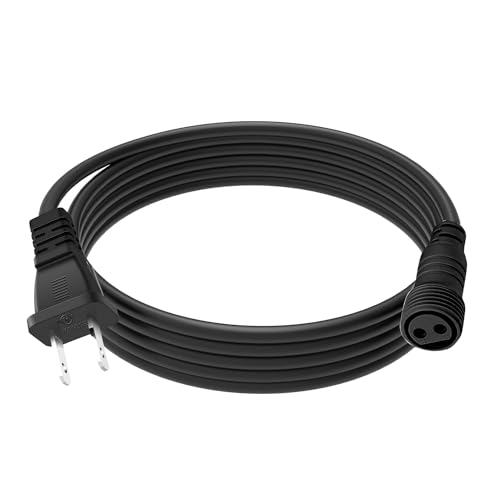 H&G Lifestyles 6ft 2 Prong Extension Power Cord AC Power Cable Wa...