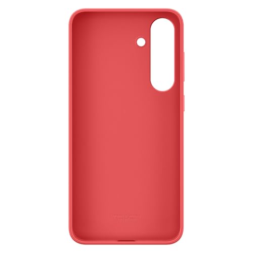 Image of Samsung Galaxy S25 Silicone Phone Case, Protective Cover, Color Variety, Smooth Grip, Durable Design, Snug Fit, US Version, EF-PS931CBEGUS, Red
