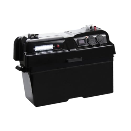 Boîtier de batterie portable compact et étanche avec ports USB pour extérieur