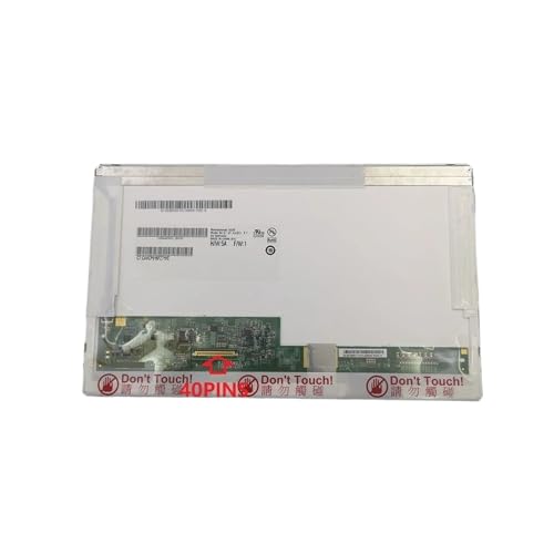 Matrice LCD 10,1 pouces 40 broches 1024x600 écran de rechange pour ordinateur portable
